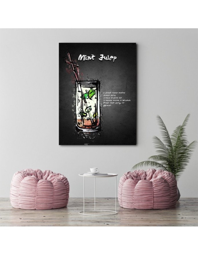 Obraz do baru lub pubu - Koktajl mint julep Gab Fernando | FEEBY