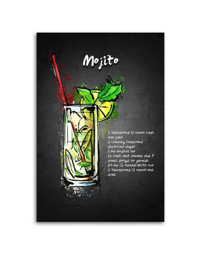 Obraz do baru lub pubu - Mojito Gab Fernando | FEEBY