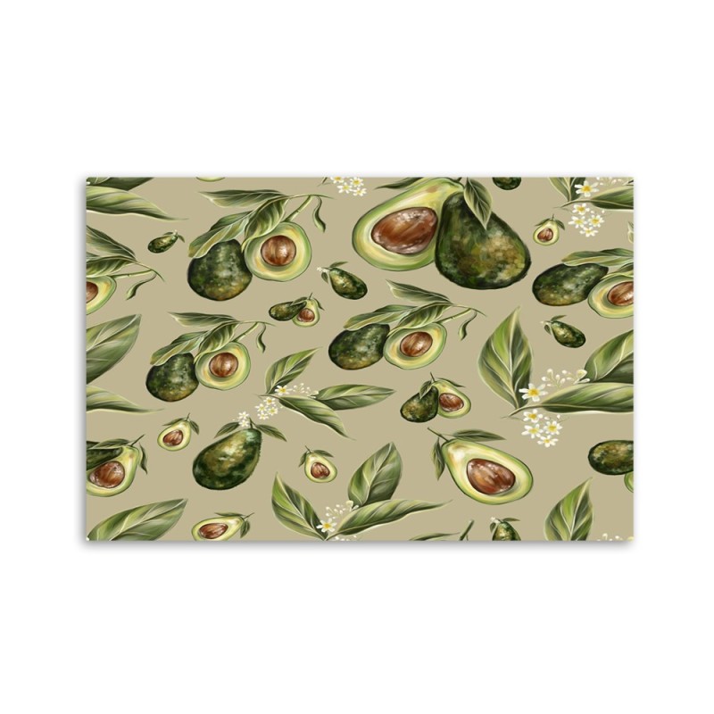 Leinwandbild - Avocado -Hälften | Feeby