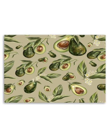 Leinwandbild - Avocado -Hälften | Feeby
