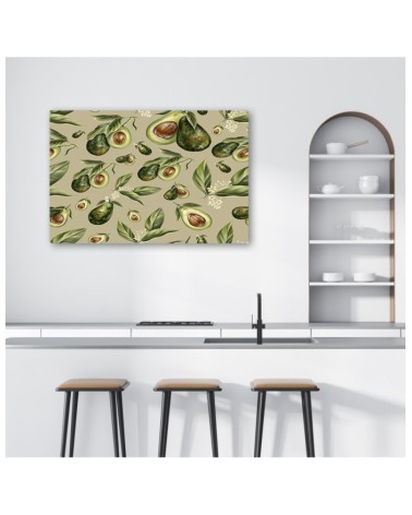 Leinwandbild - Avocado -Hälften | Feeby