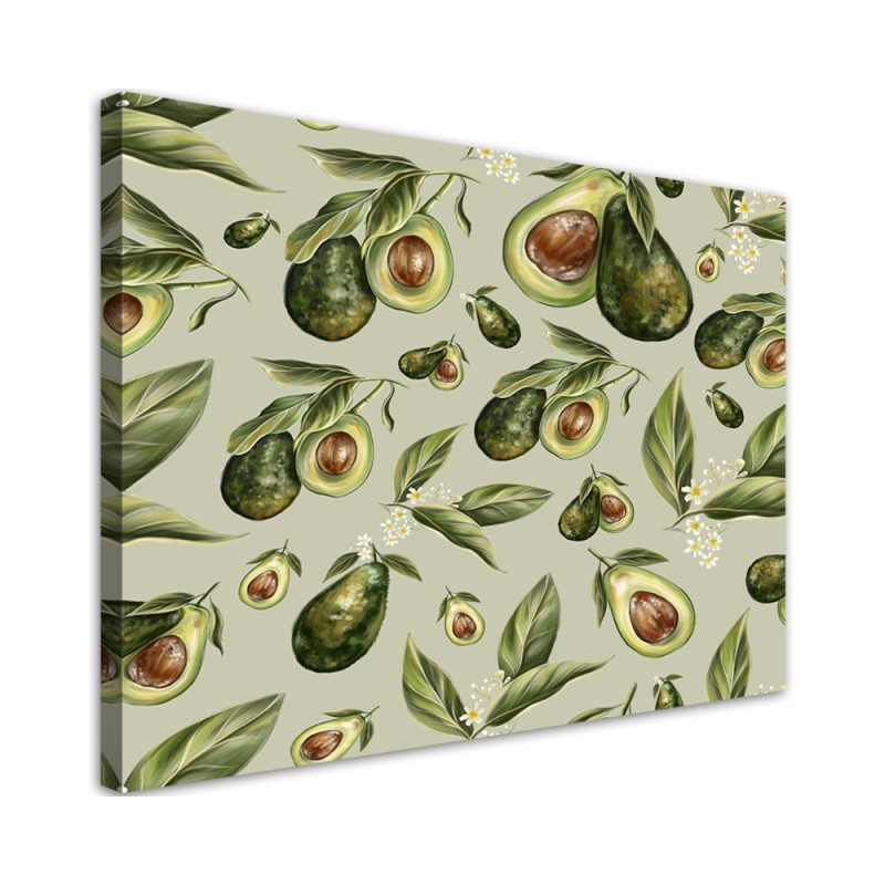 Bild auf Leinwand - Avocado -Hälften | Feeby