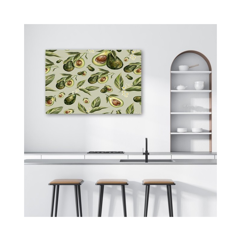 Bild auf Leinwand - Avocado -Hälften | Feeby