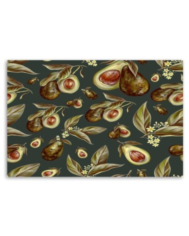 Wandbild für Wohnzimmer - Avocado -Hälften | Feeby