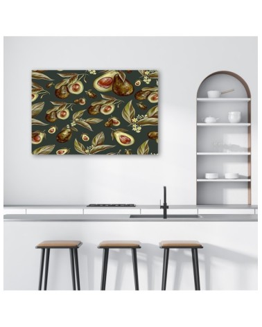 Wandbild für Wohnzimmer - Avocado -Hälften | Feeby
