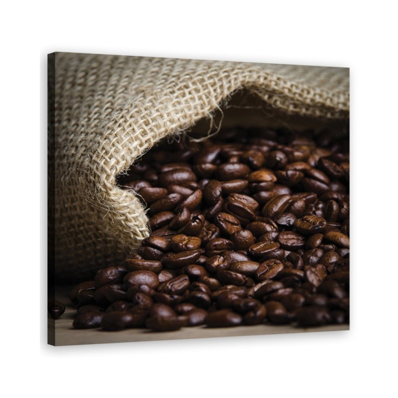 Dekoratives Leinwandbild - Kaffeebohnen | Feeby