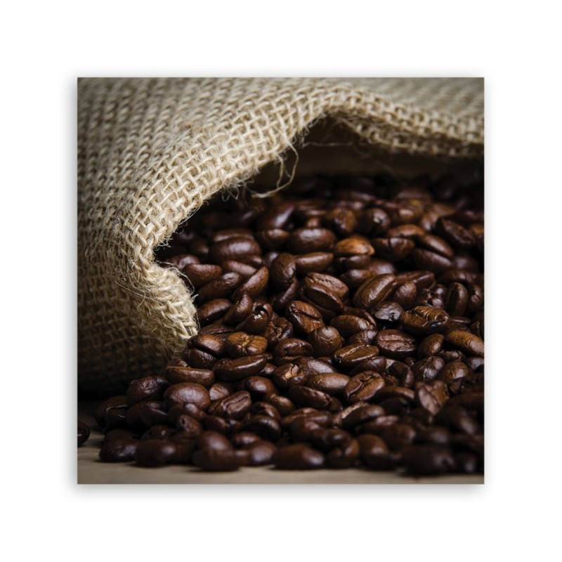 Dekoratives Leinwandbild - Kaffeebohnen | Feeby