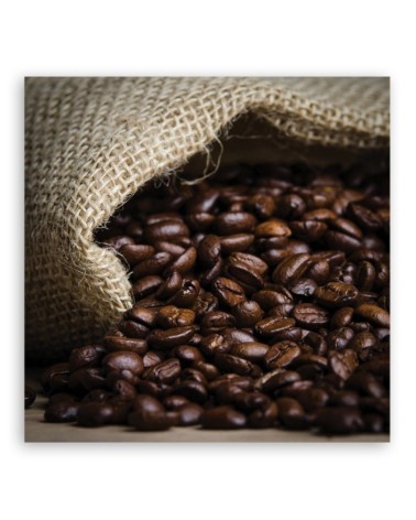 Dekoratives Leinwandbild - Kaffeebohnen | Feeby