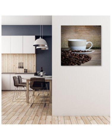 Leinwandbild - Tasse Kaffee | Feeby