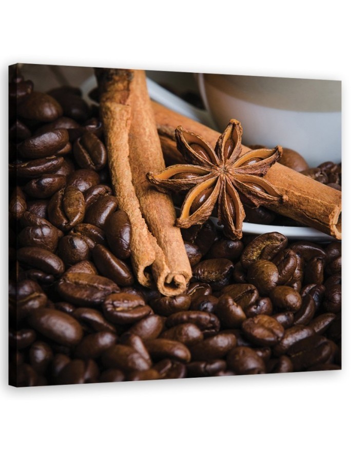 Bild auf Leinwand - Anya Star und Kaffee | Feeby