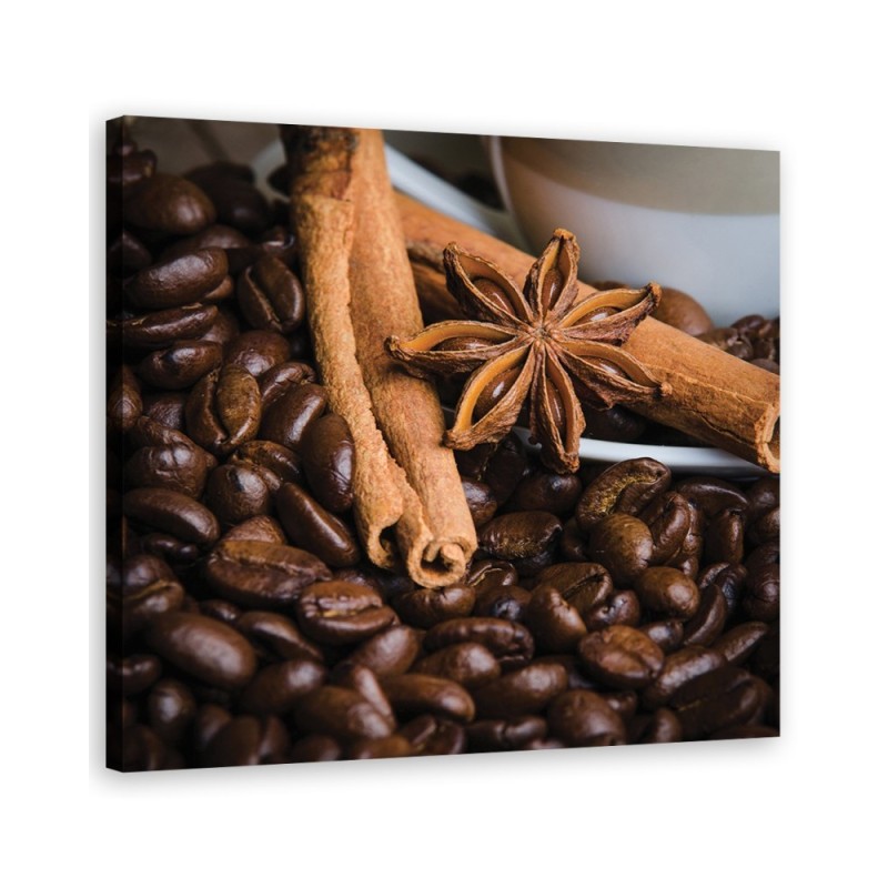 Bild auf Leinwand - Anya Star und Kaffee | Feeby