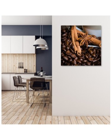 Bild auf Leinwand - Anya Star und Kaffee | Feeby