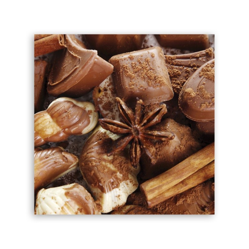 Bild auf Leinwand - Schokolade mit Anis | Feeby