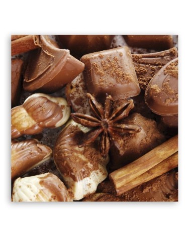 Bild auf Leinwand - Schokolade mit Anis | Feeby