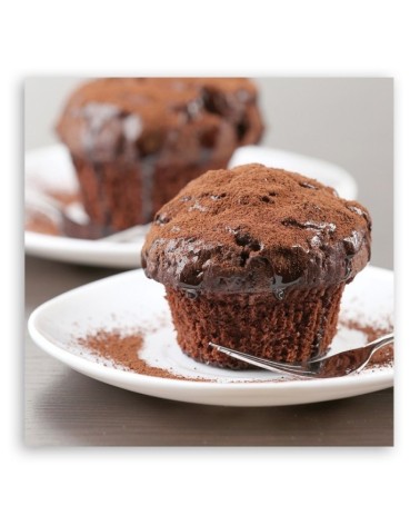 Leinwandbild - Schokomuffins Kuchen | Feeby