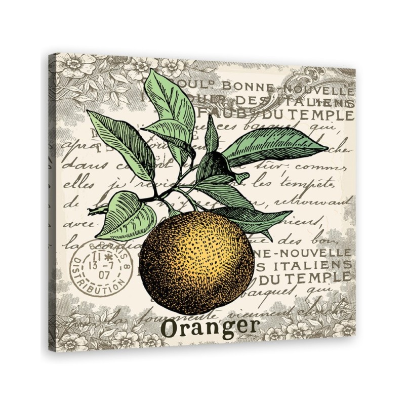 Leinwandbild - Vintage Orange | Feeby