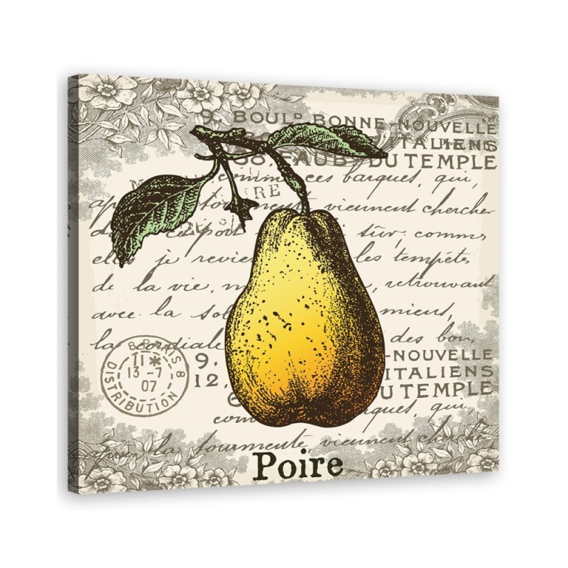 Canvas print - Vintage pear | FEEBY