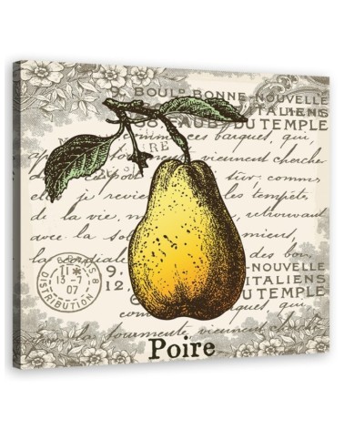 Canvas print - Vintage pear | FEEBY
