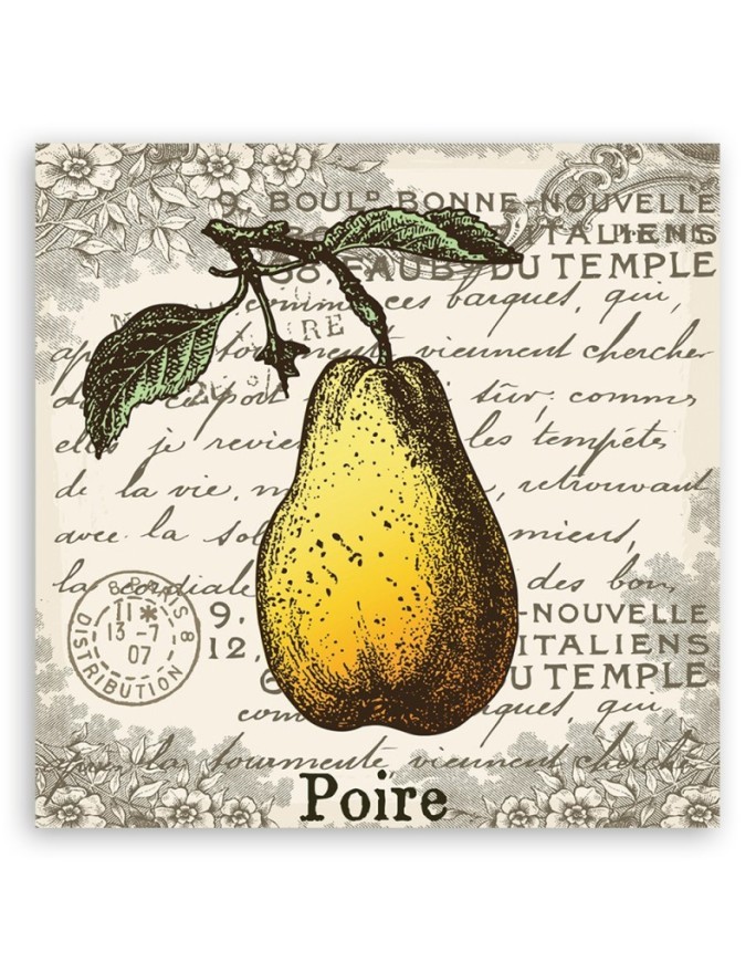 Canvas print - Vintage pear | FEEBY