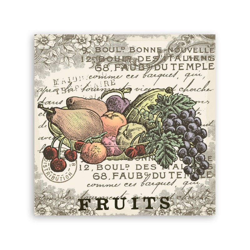 Bild auf Leinwand - Vintage -Früchte | Feeby