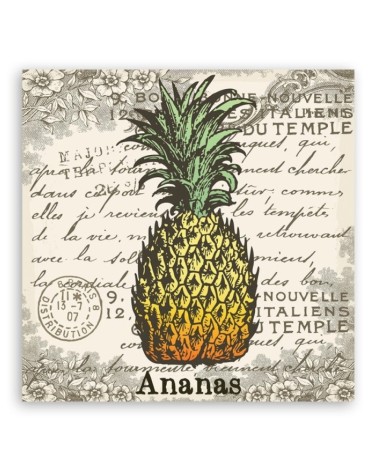 Leinwandbild - Vintage Ananas | Feeby