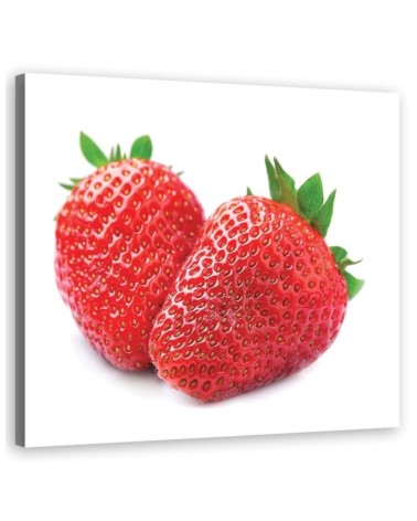 Modern Canvas painting for the kitchen - Strawberry fruit | FEEBY