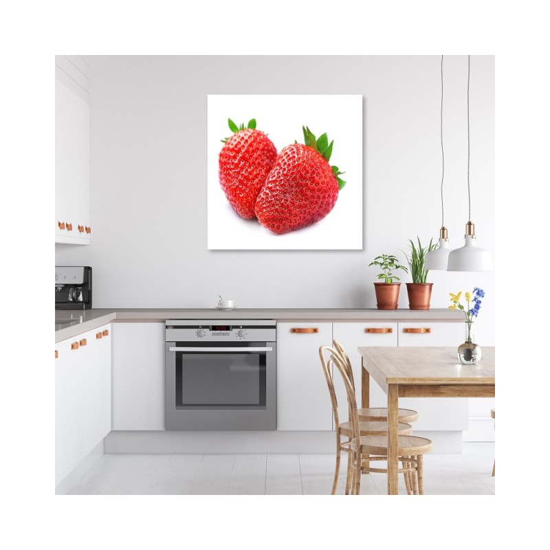 Leinwandbild modern - Erdbeerfrucht | Feeby