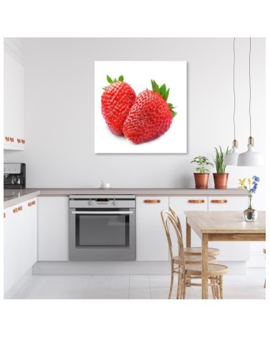 Leinwandbild modern - Erdbeerfrucht | Feeby