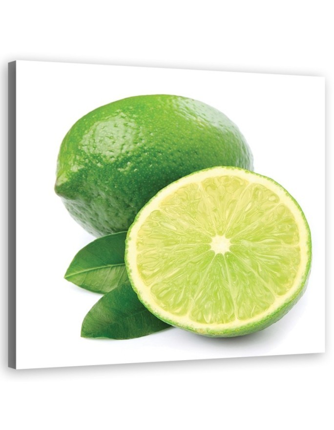 Canvas painting for the kitchen - Lime fruit | FEEBY
