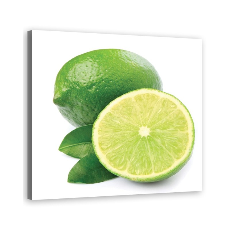 Bild auf Leinwand - Limette Obst | Feeby