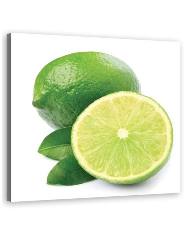 Bild auf Leinwand - Limette Obst | Feeby