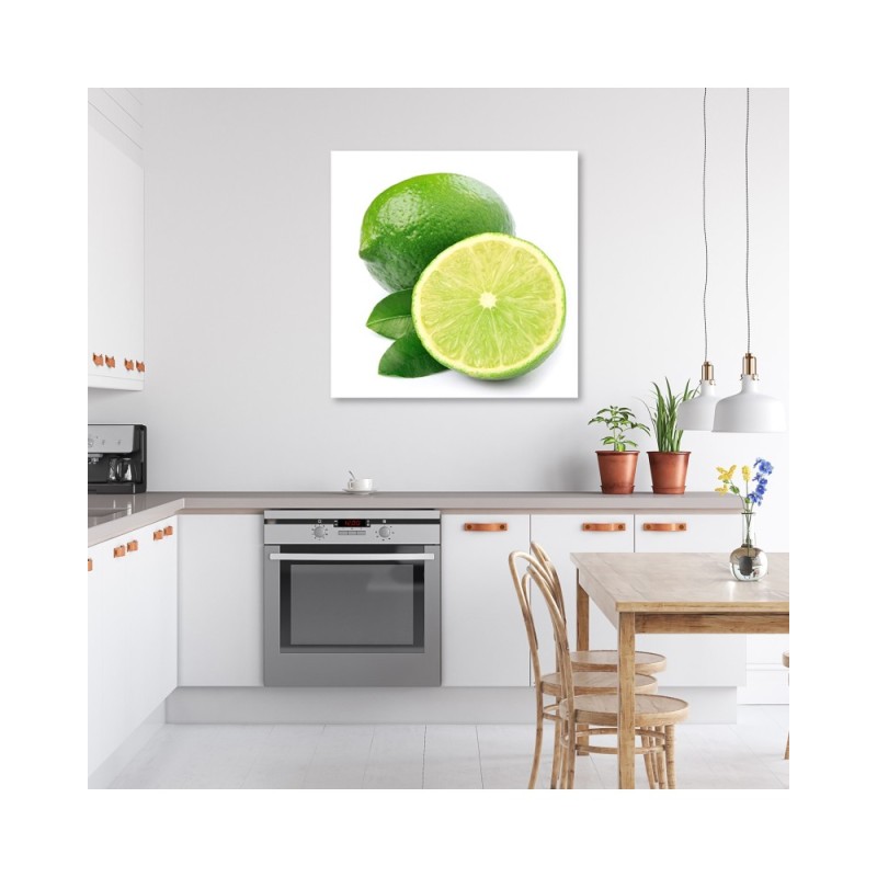 Bild auf Leinwand - Limette Obst | Feeby