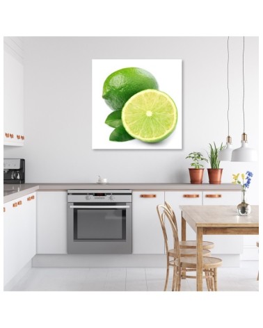 Bild auf Leinwand - Limette Obst | Feeby