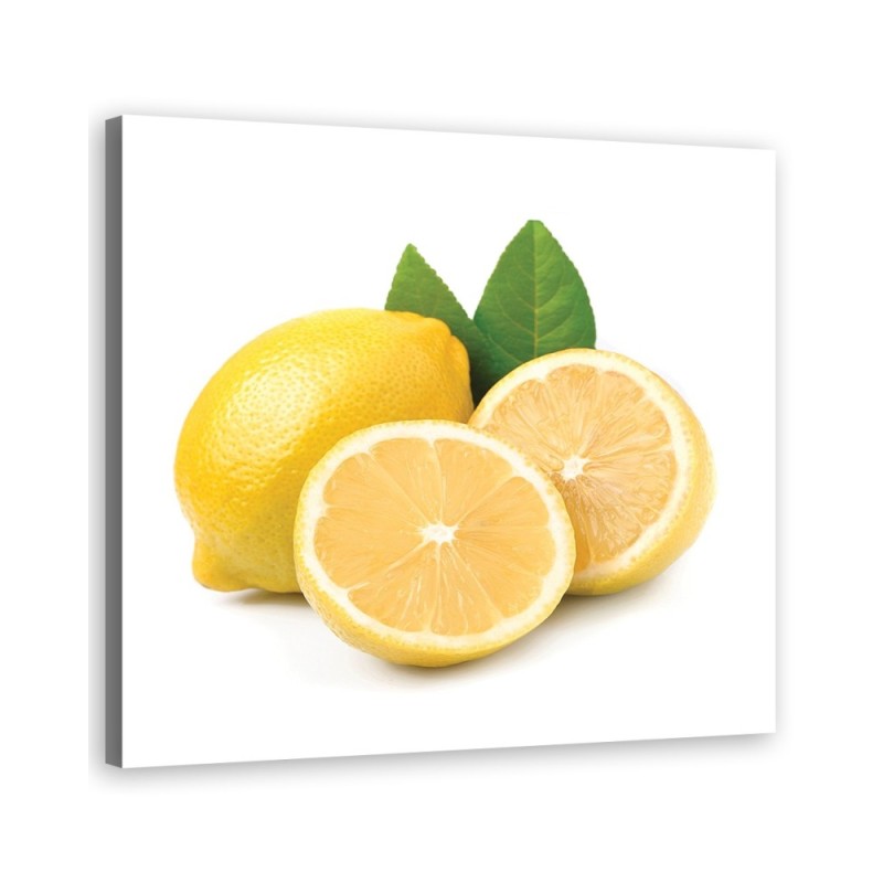 Wandbild für Wohnzimmer - Zitronenfrucht | Feeby