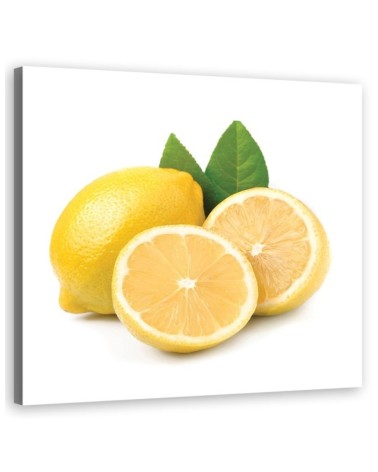 Wandbild für Wohnzimmer - Zitronenfrucht | Feeby