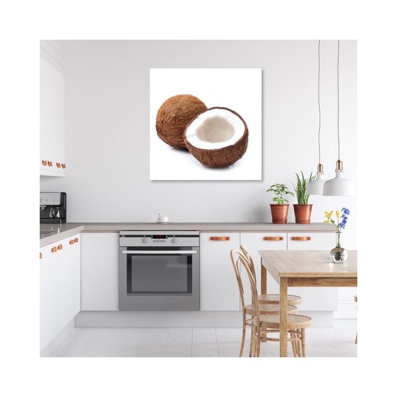 Dekoratives Leinwandbild - Kokosfrucht | Feeby