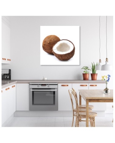 Dekoratives Leinwandbild - Kokosfrucht | Feeby