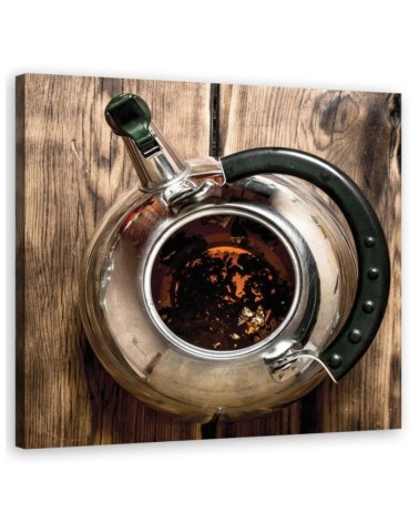 Tea kettle - Modern Canvas painting for the kitchen | FEEBY