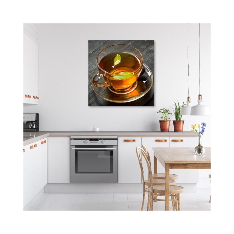 Leinwandbild - Eine Tasse Tee | Feeby