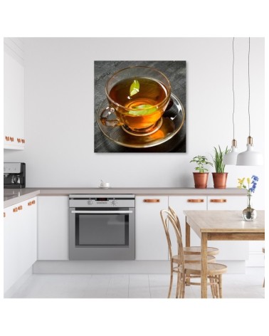 Leinwandbild - Eine Tasse Tee | Feeby