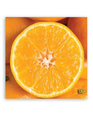 Bild auf Leinwand - Obst Orange Makro | Feeby