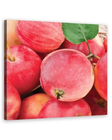 Leinwandbild modern - Makro -Apple Obst | Feeby