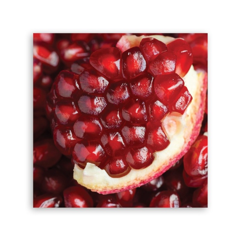 Leinwandbild - Makro -Marineblau Obst | Feeby