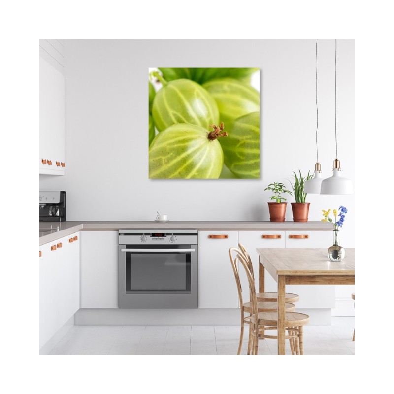 Bild auf Leinwand - Stachelbeeren Obst | Feeby