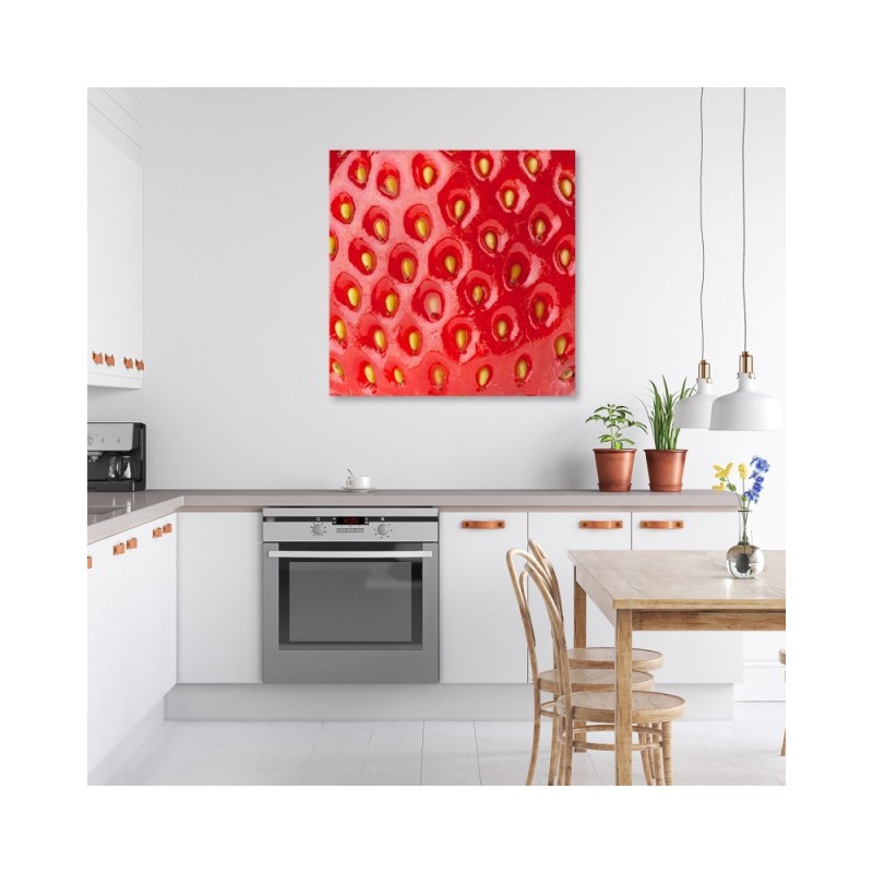 Leinwandbild - Erdbeere Obst | Feeby