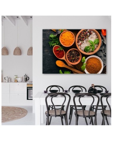 Leinwanddruck - Aromatische Gewürze Küche | Feeby