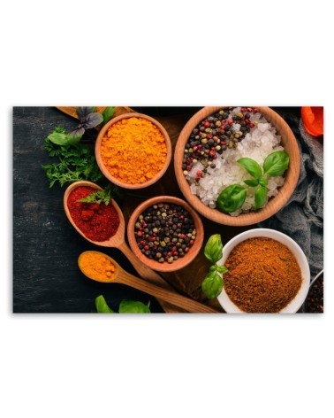 Leinwanddruck - Aromatische Gewürze Küche | Feeby