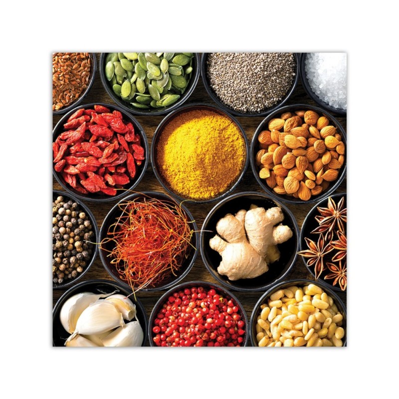 Leinwanddruck - Gewürze für das Küchen Essen | Feeby