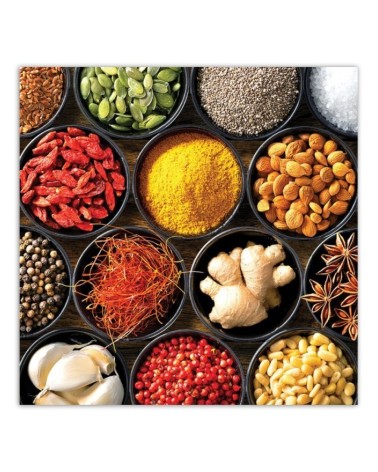 Leinwanddruck - Gewürze für das Küchen Essen | Feeby