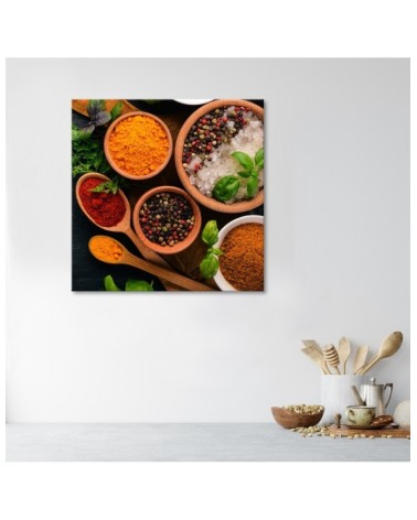Leinwandbild - Küchen Gewürze | Feeby
